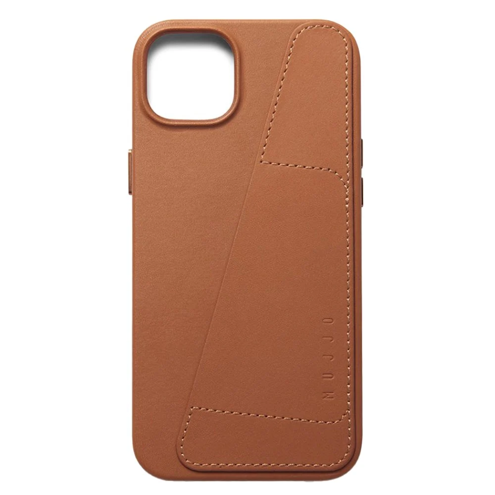 Mujjo iPhone 14 Plus Leather Wallet Deksel – Brun v:4512530