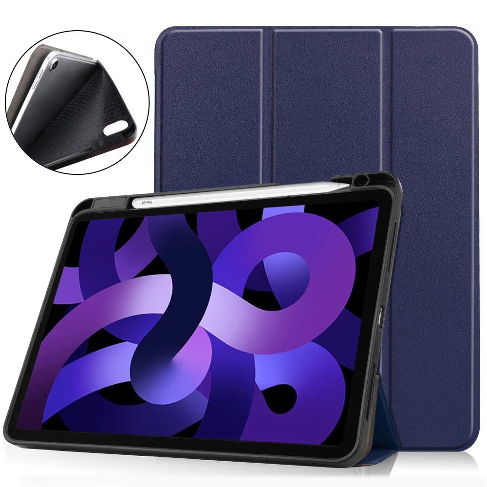 EIDERWOOD iPad Air 11" (2026 / 2025 / 2024) Litchi Tri-Fold Skinn Deks v:4753124 EIDERWOOD iPad Air 11" (2026 / 2025 / 2024) Litchi Tri-Fold Skinn Deks v:4753124