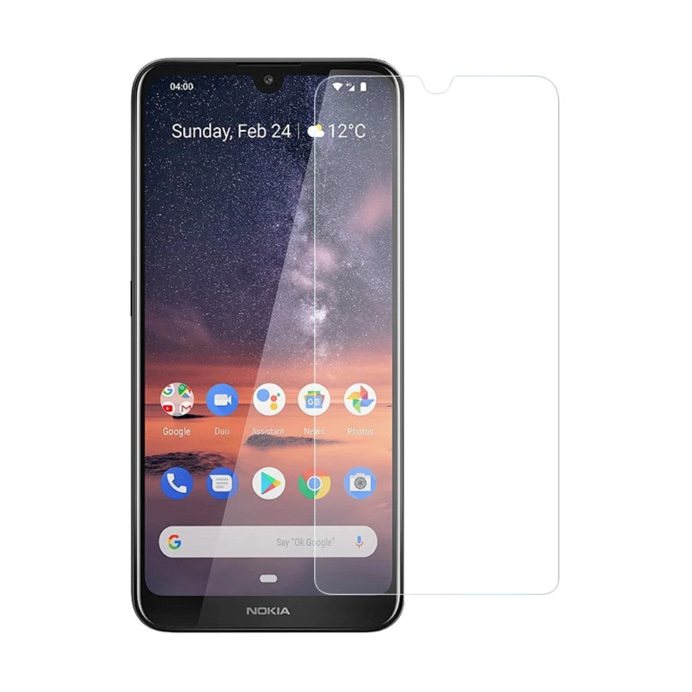 Nokia 3.2 Herdet Glass - Case Friendly - Gjennomsiktig v:142398