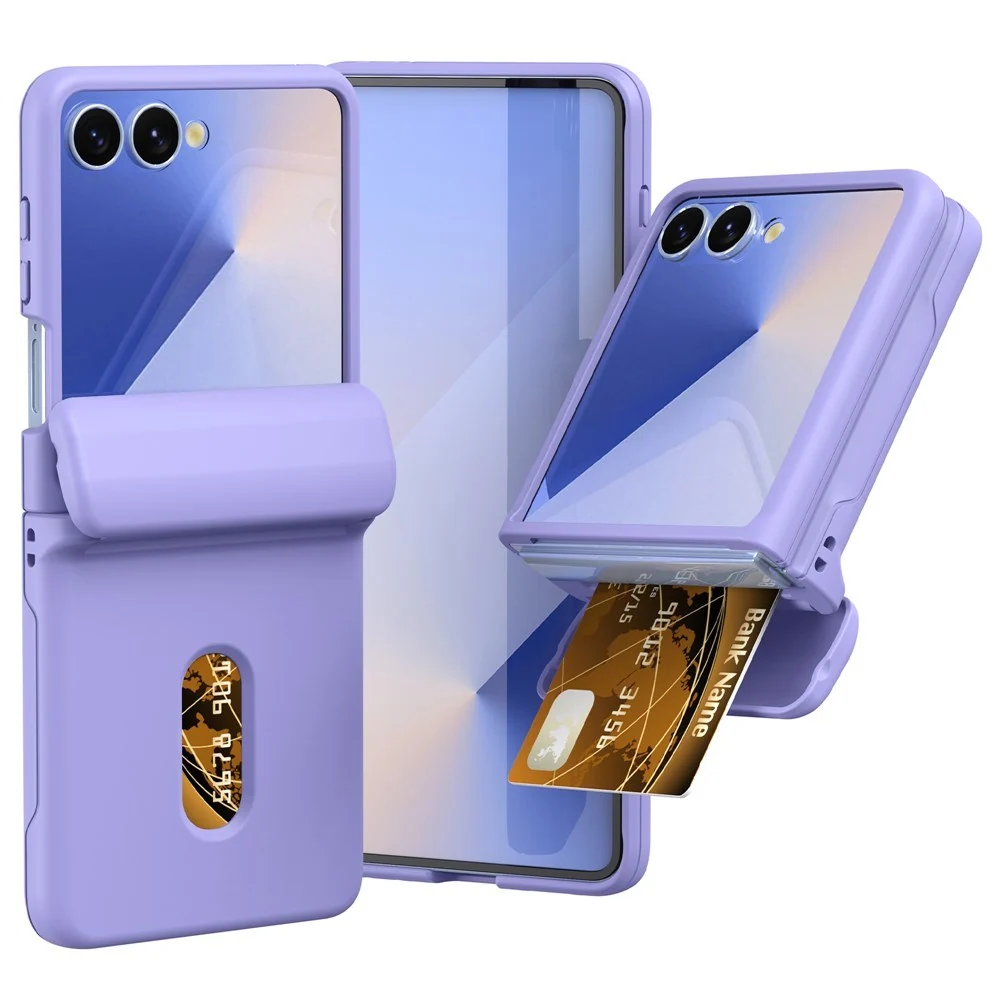 EIDERWOOD Samsung Galaxy Z Flip7 Hard Plast Deksel m. Kortholder – Lil v:7403955 EIDERWOOD Samsung Galaxy Z Flip7 Hard Plast Deksel m. Kortholder – Lil v:7403955