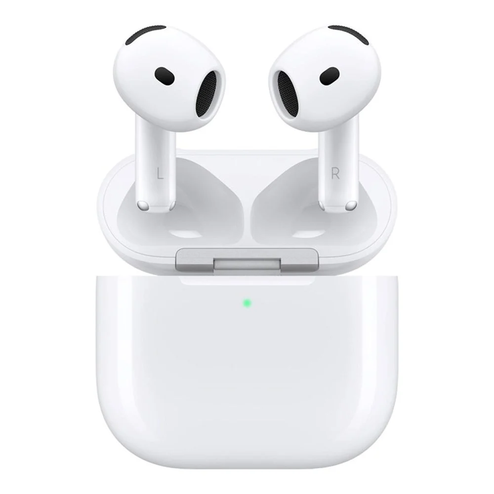 Apple AirPods 4 med Aktiv Støyreduksjon In-Ear Headset med Trådløs Lad v:4178486