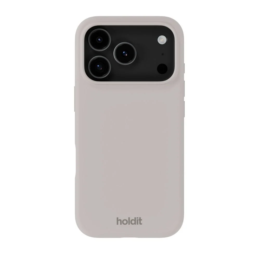 iPhone 18 Pro / 17 Pro Holdit Soft Touch Silikon Deksel - Wool Gray v:5441167