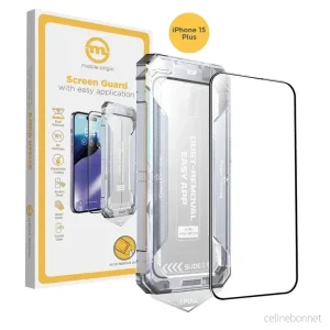 iPhone 15 Plus Mobile Origin Skjermbeskyttelsesglass m. Applikator – G v:8921474 iPhone 15 Plus Mobile Origin Skjermbeskyttelsesglass m. Applikator – G v:8921474