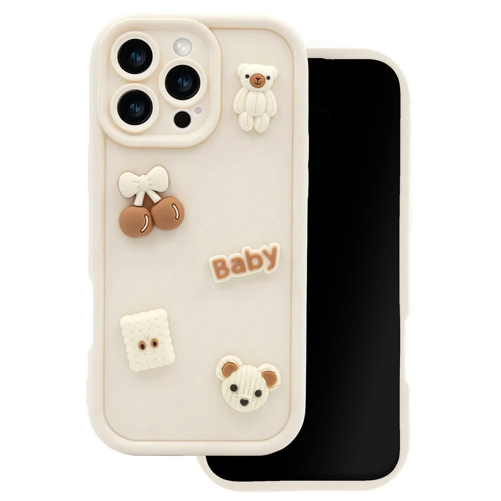 iPhone 17 Pro Max TFO Ultra Trendy 3D Deksel – Beige Bear v:1789637 iPhone 17 Pro Max TFO Ultra Trendy 3D Deksel – Beige Bear v:1789637