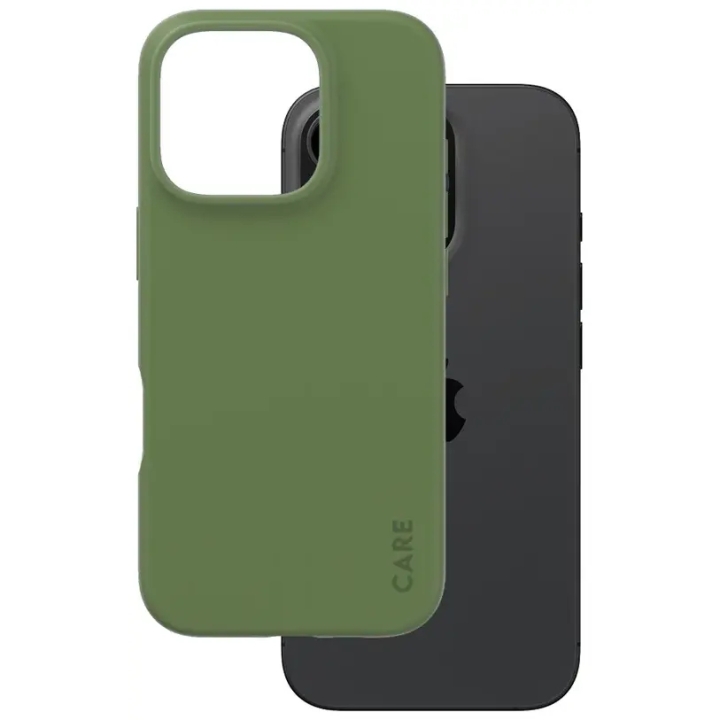 PanzerGlass CARE Trendigt fodral till iPhone 16 Pro Grön v:4453415