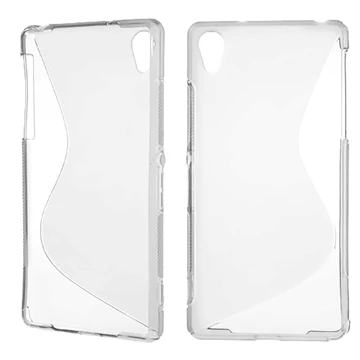 Sony Xperia Z2 S-Shape Fleksibelt Deksel Gjennomsiktig v:587509