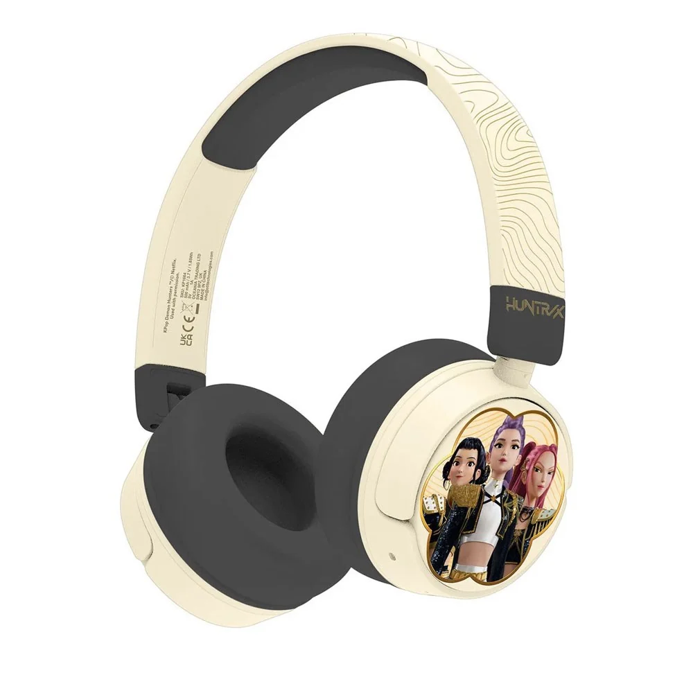 KPDH Trådløse Hodetelefoner for Barn – On-Ear – Huntrix / Beige v:2331690