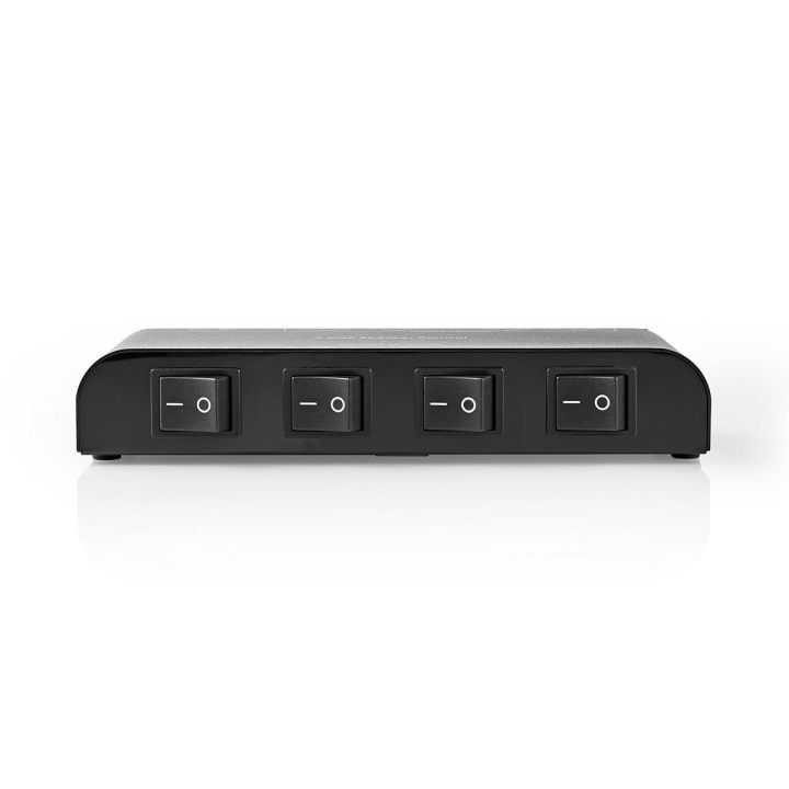 Nedis Speaker kontrollboks | 4-Port port(s) | Terminalklemmer | Høyttalerimpedans: 4-16 Ohm | Maksimal Belastning per Kanal: 200 W | Aluminium | Sort v:1938345 Nedis Speaker kontrollboks | 4-Port port(s) | Terminalklemmer | Høyttalerimpedans: 4-16 Ohm | Maksimal Belastning per Kanal: 200 W | Aluminium | Sort v:1938345