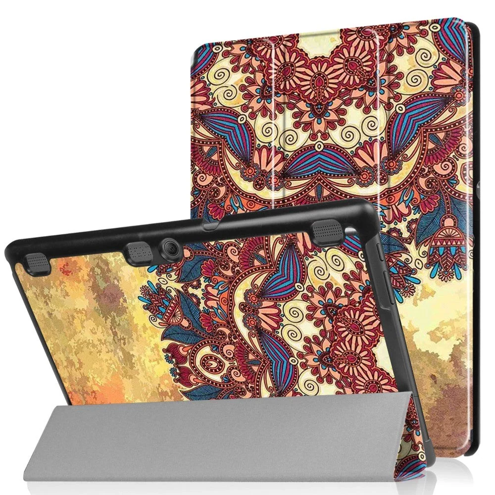 Lenovo Tab 10 (TB-X103F) Deksel – Tri-Fold Skinndeksel "Indiansk Drømm v:4655886 Lenovo Tab 10 (TB-X103F) Deksel – Tri-Fold Skinndeksel "Indiansk Drømm v:4655886