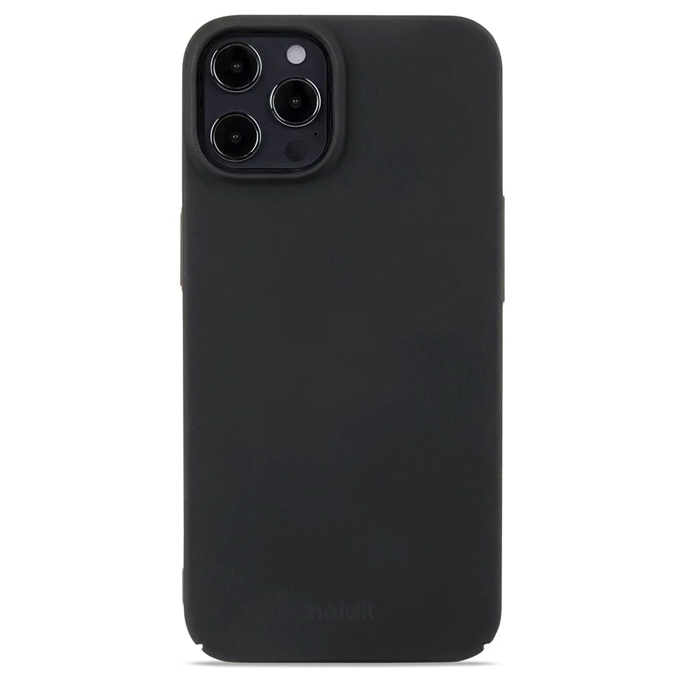 Holdit iPhone 12 / 12 Pro Slim Plast Deksel – Black v:5392369 Holdit iPhone 12 / 12 Pro Slim Plast Deksel – Black v:5392369