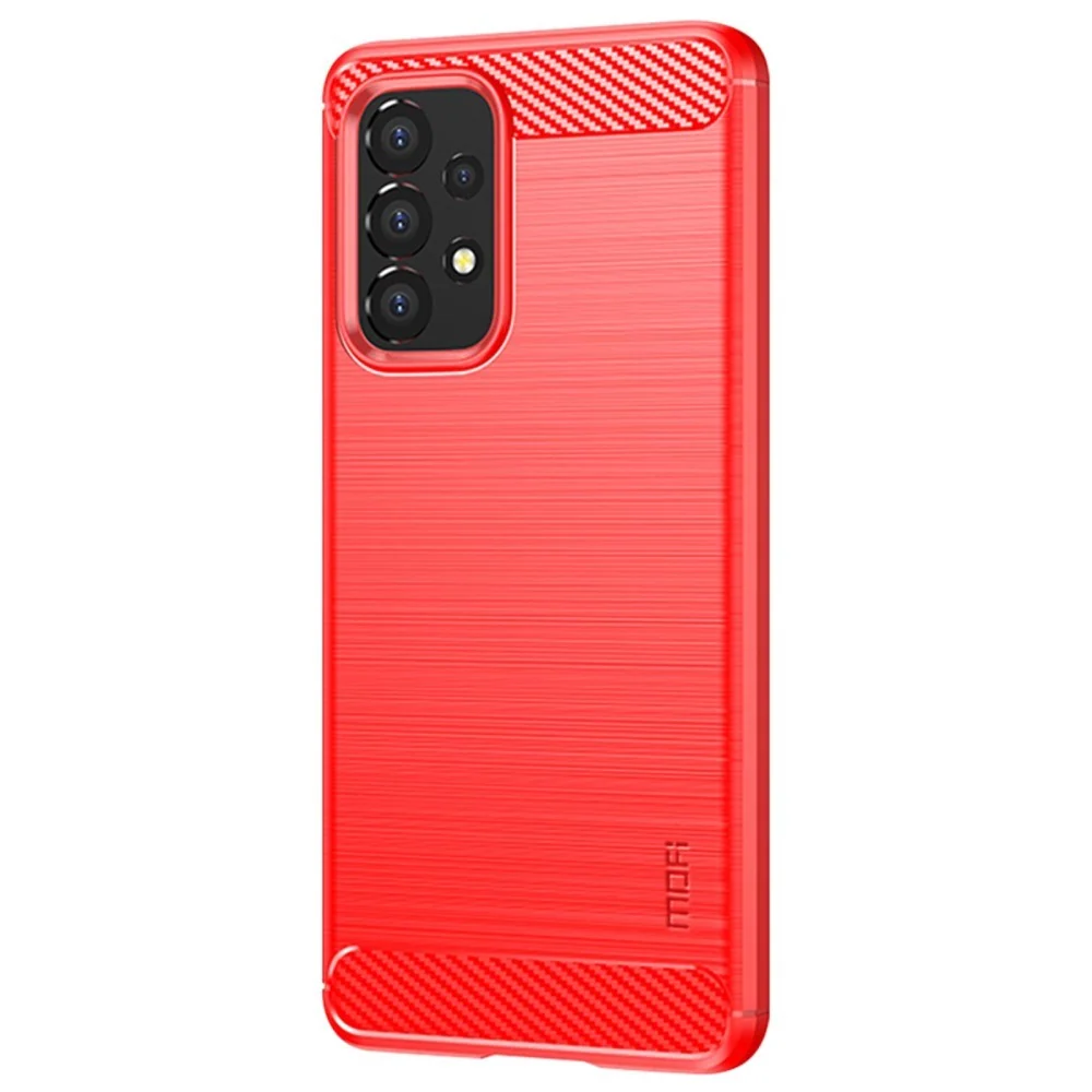 Samsung Galaxy A53 (5G) Mofi Brushed Carbon Fiber Fleksibelt Plast Dek v:8012954 Samsung Galaxy A53 (5G) Mofi Brushed Carbon Fiber Fleksibelt Plast Dek v:8012954