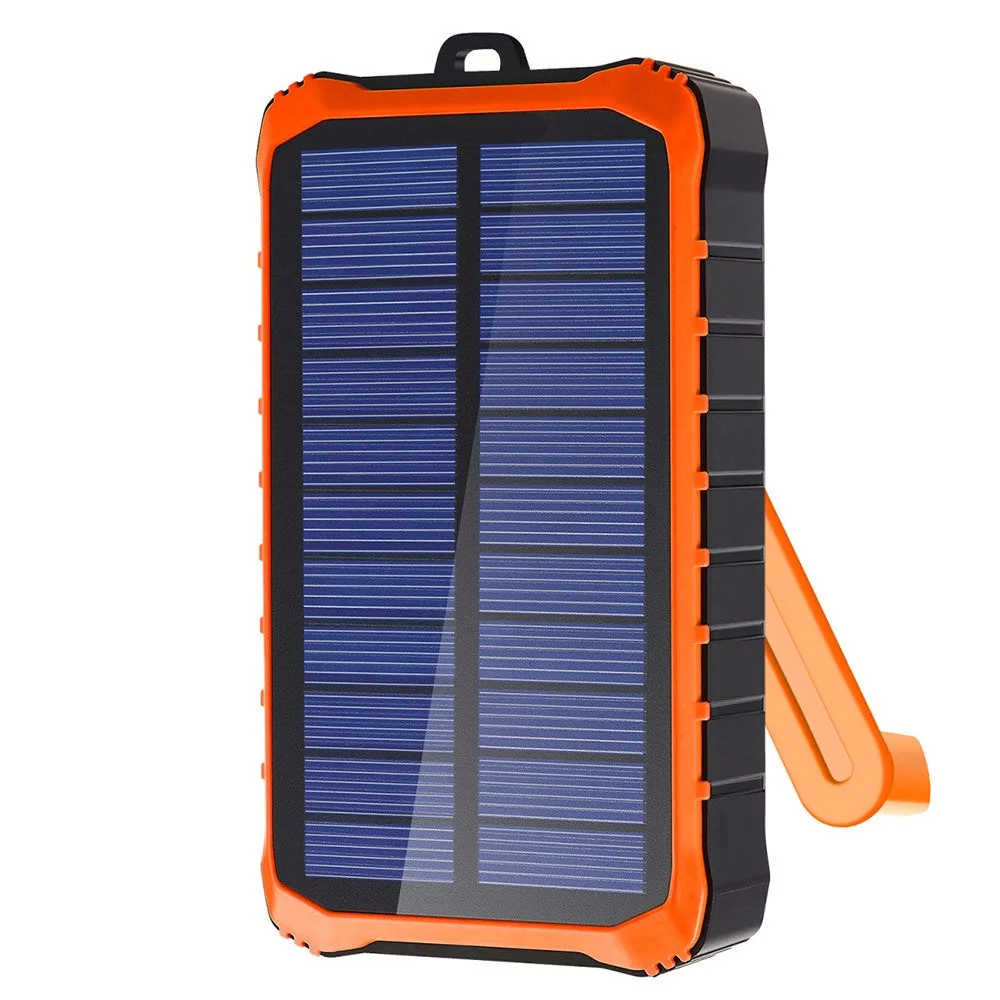 4smarts Prepper Powerbank 12.000mAh m. Solcelle – 2 x USB-A – Svart / v:649216 4smarts Prepper Powerbank 12.000mAh m. Solcelle – 2 x USB-A – Svart / v:649216