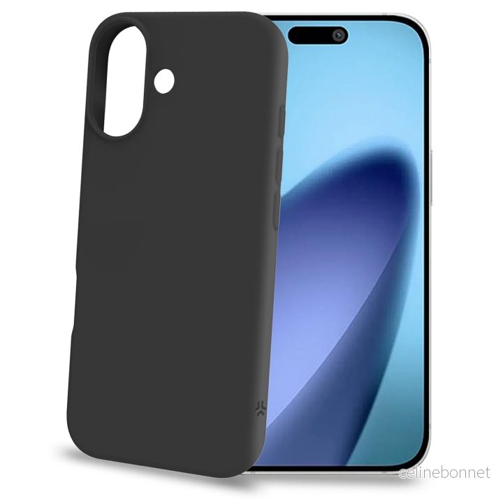 Celly Cromo Soft rubber case iPhone 17 Svart v:2019569