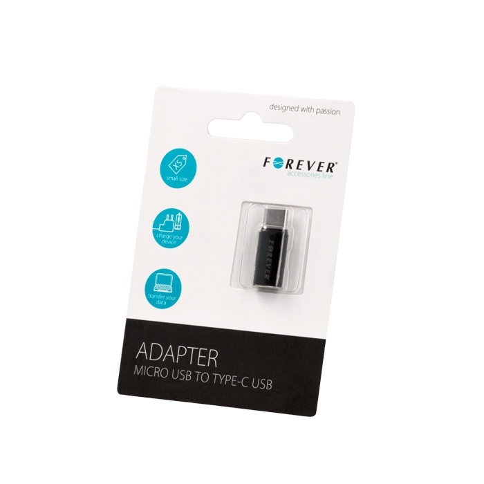 Forever microUSB til USB type-C-adapter v:4519184