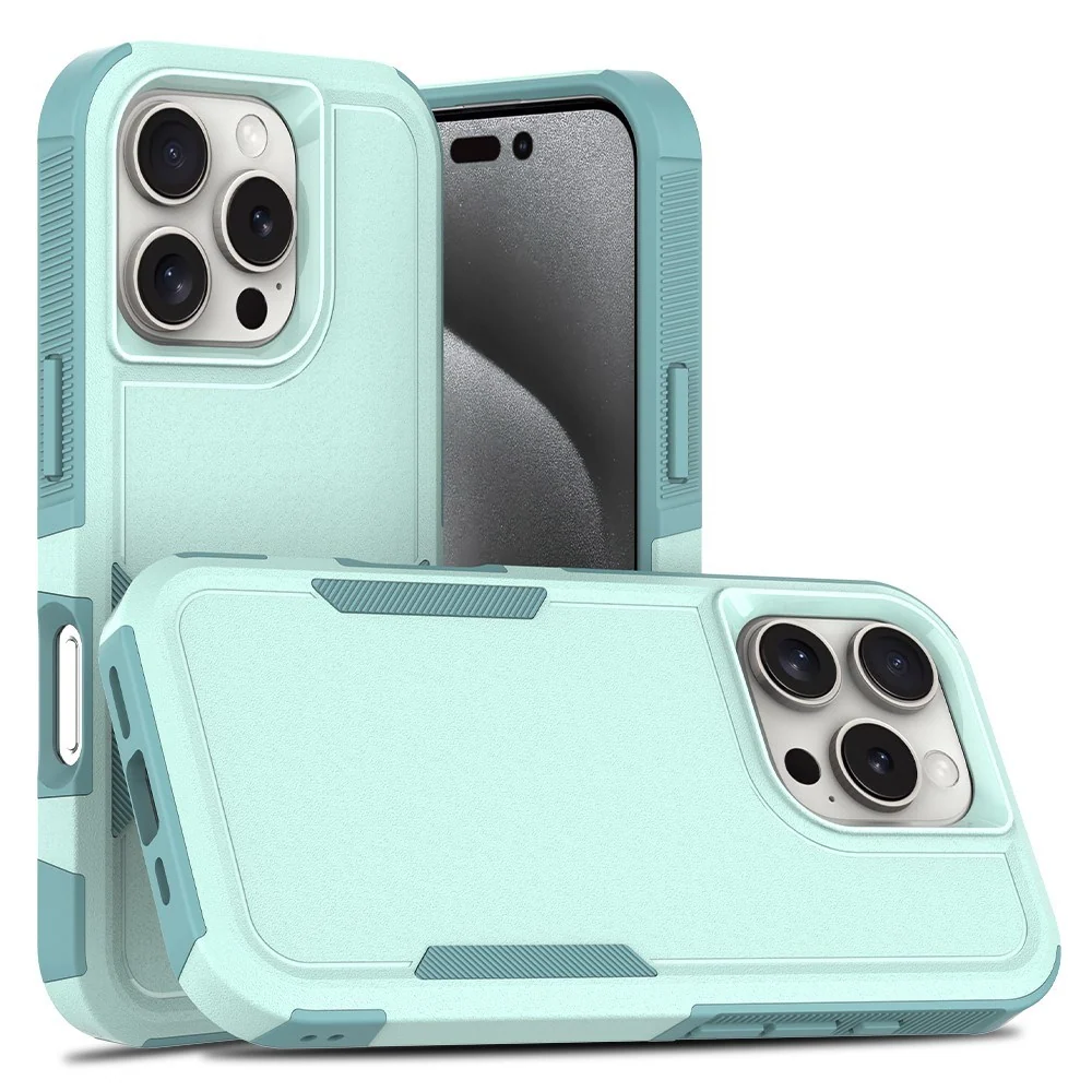 EIDERWOOD iPhone 16 Pro Hybrid Deksel - Turkis v:5708945