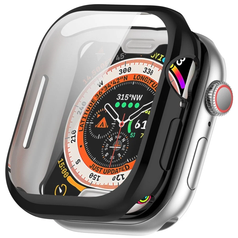 Apple Watch 11 / 10 (42mm) Fleksibelt Plast Deksel med Skjermbeskyttel v:5756397
