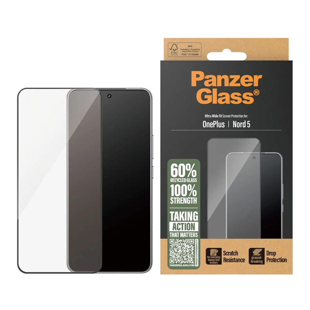 PanzerGlass OnePlus Nord 5 Skjermbeskyttelsesglass – Ultra Wide Fit – v:5854385 PanzerGlass OnePlus Nord 5 Skjermbeskyttelsesglass – Ultra Wide Fit – v:5854385
