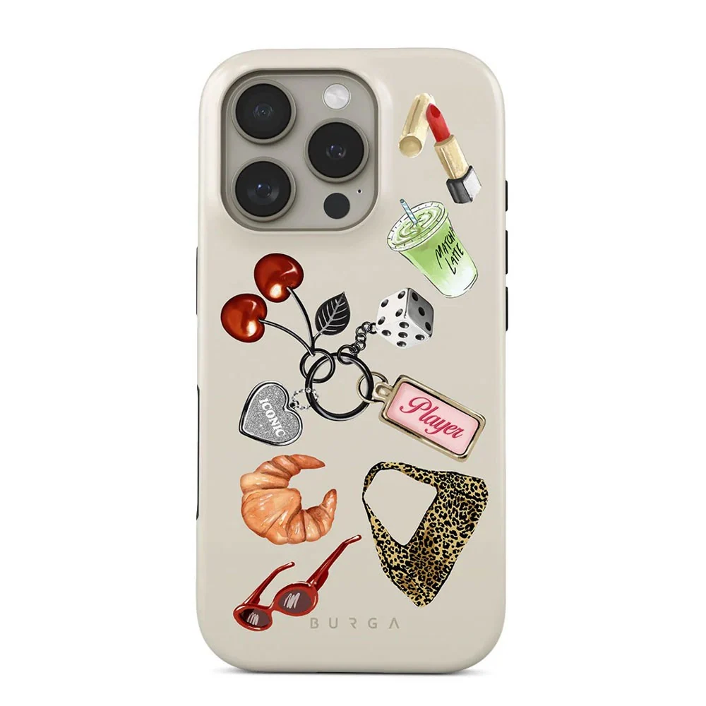 Burga iPhone 16 Pro Tough Fashion Deksel – It Girl v:9740804 Burga iPhone 16 Pro Tough Fashion Deksel – It Girl v:9740804