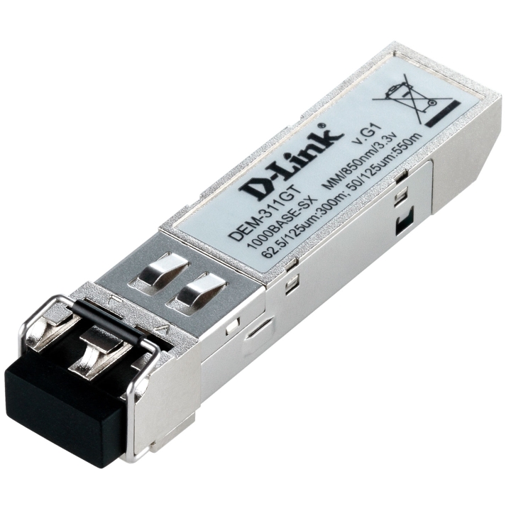 D-Link DEM-311GT 1-port Mini-GBIC SFP to 1000BaseSX Ethernetmodul 550m v:5905358