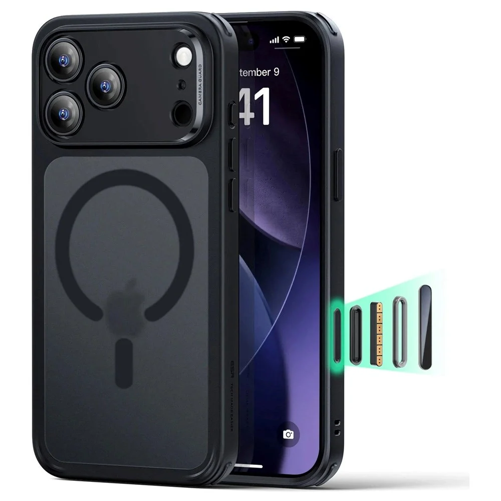 ESR iPhone 17 Pro Max Classic Hybrid Deksel med Kamerakontrollknapp – v:7547641 ESR iPhone 17 Pro Max Classic Hybrid Deksel med Kamerakontrollknapp – v:7547641
