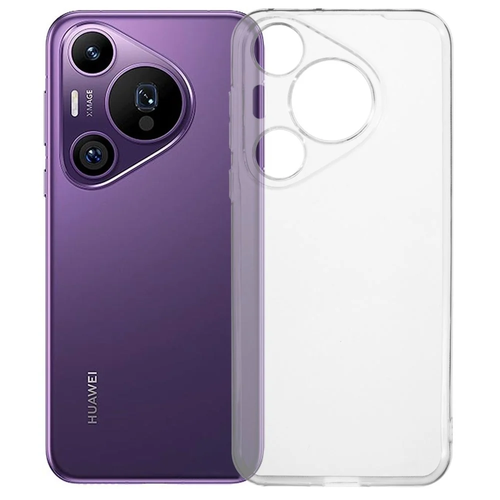 EIDERWOOD Huawei Pura 70 Pro / 70 Pro+ (Plus) Fleksibelt Plast Bak Dek v:3389817 EIDERWOOD Huawei Pura 70 Pro / 70 Pro+ (Plus) Fleksibelt Plast Bak Dek v:3389817