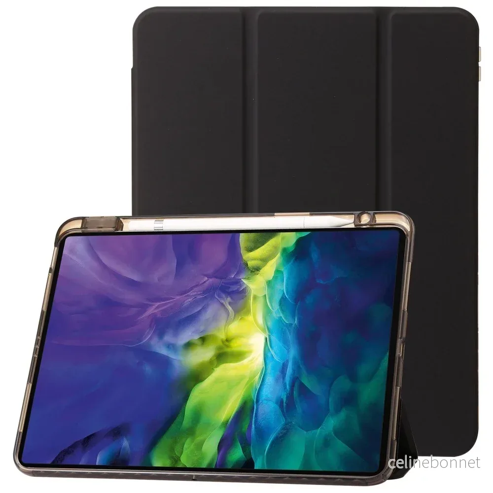 EIDERWOOD iPad Pro 11" (2025 / 2024) Tri-Fold Kunst Skinn Deksel med A v:3305437 EIDERWOOD iPad Pro 11" (2025 / 2024) Tri-Fold Kunst Skinn Deksel med A v:3305437
