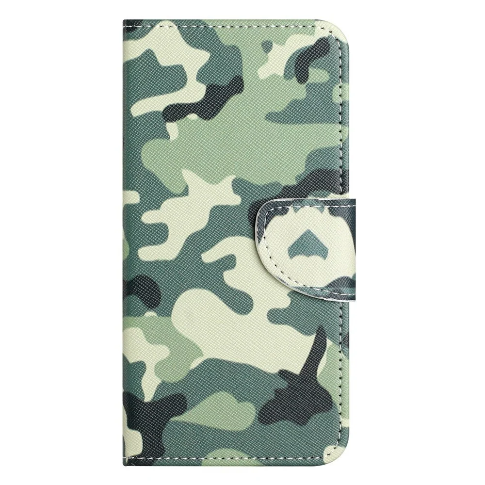 Samsung Galaxy S26 EIDERWOOD Kunstskinn Flip Deksel m. Mønster – Camou v:3958725