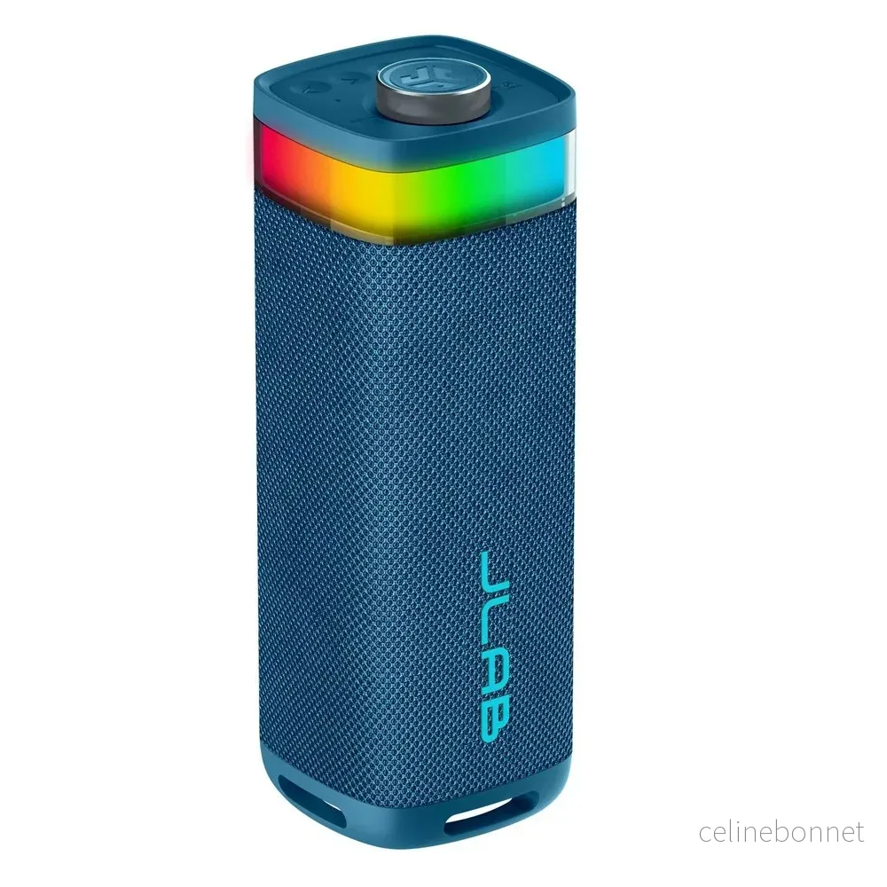 JLab JBuds Bluetooth Høyttaler med Lys – Blå v:9109881 JLab JBuds Bluetooth Høyttaler med Lys – Blå v:9109881