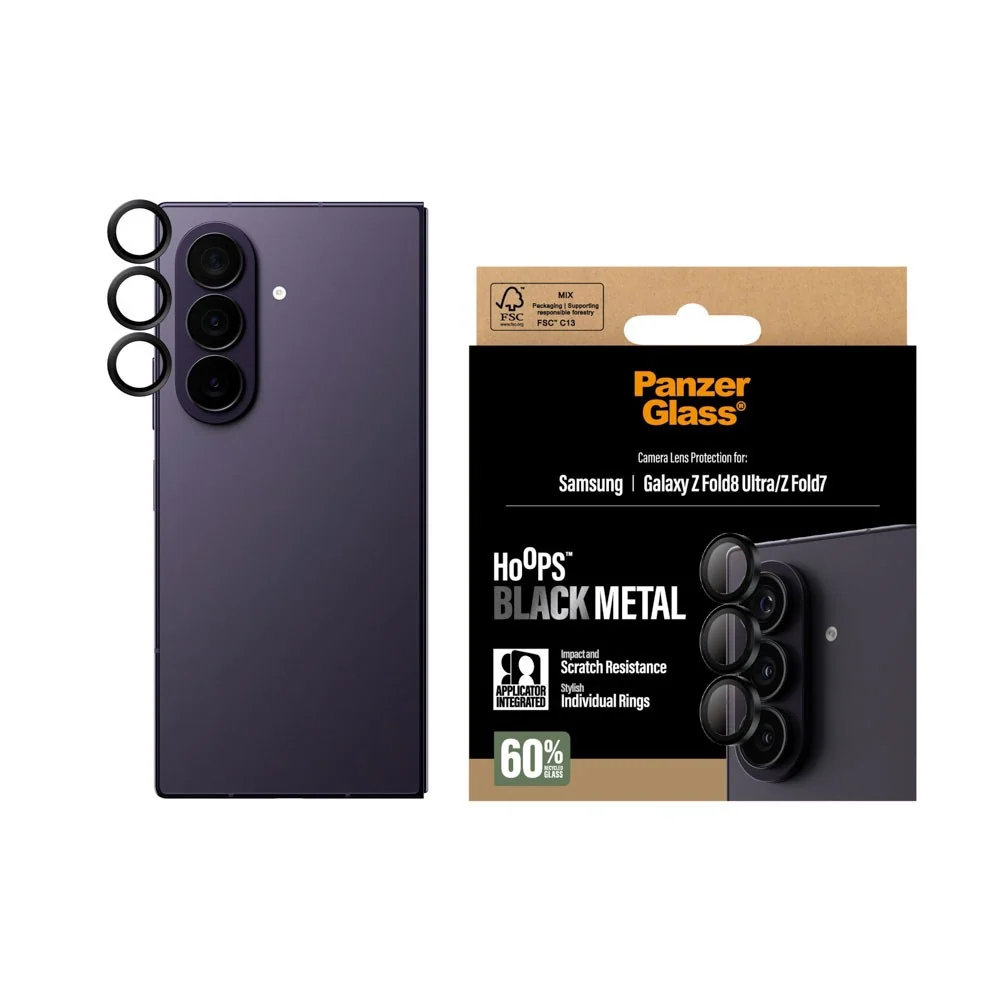 Samsung Galaxy Z Fold8 Ultra / Z Fold7 PanzerGlass Hoops Kameralinsebe v:179530