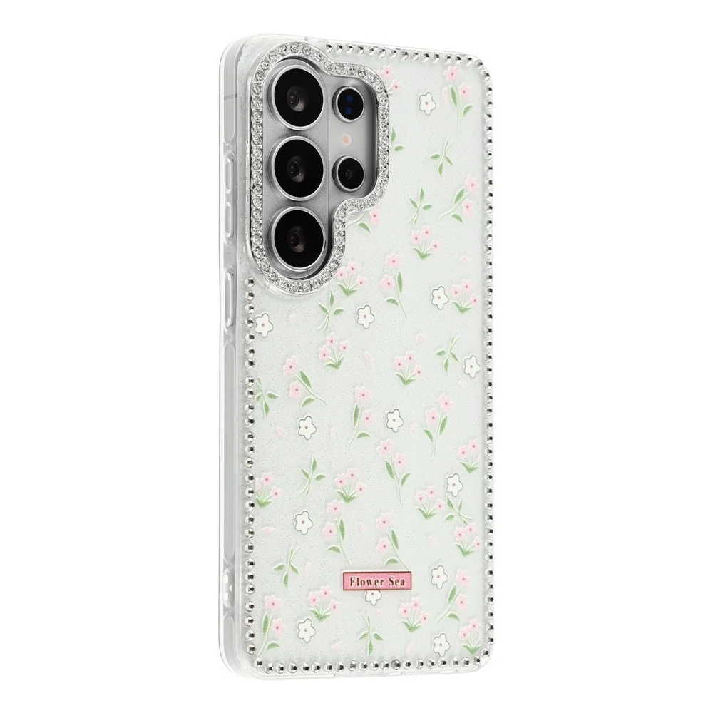 Samsung Galaxy S26 Ultra EIDERWOOD Hybrid Deksel med Strass & Blomster v:923198