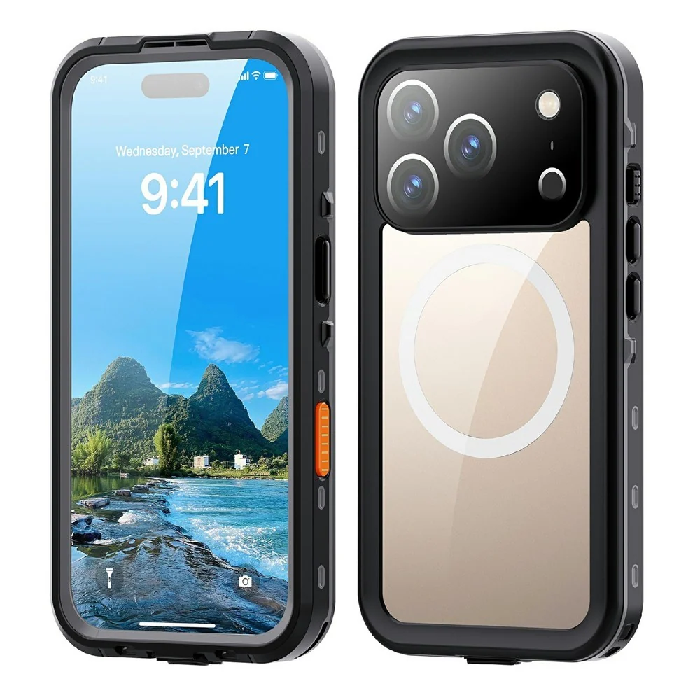 EIDERWOOD iPhone 17 Pro Vanntett Håndverker Deksel m. Skjermbeskytter v:2701545 EIDERWOOD iPhone 17 Pro Vanntett Håndverker Deksel m. Skjermbeskytter v:2701545