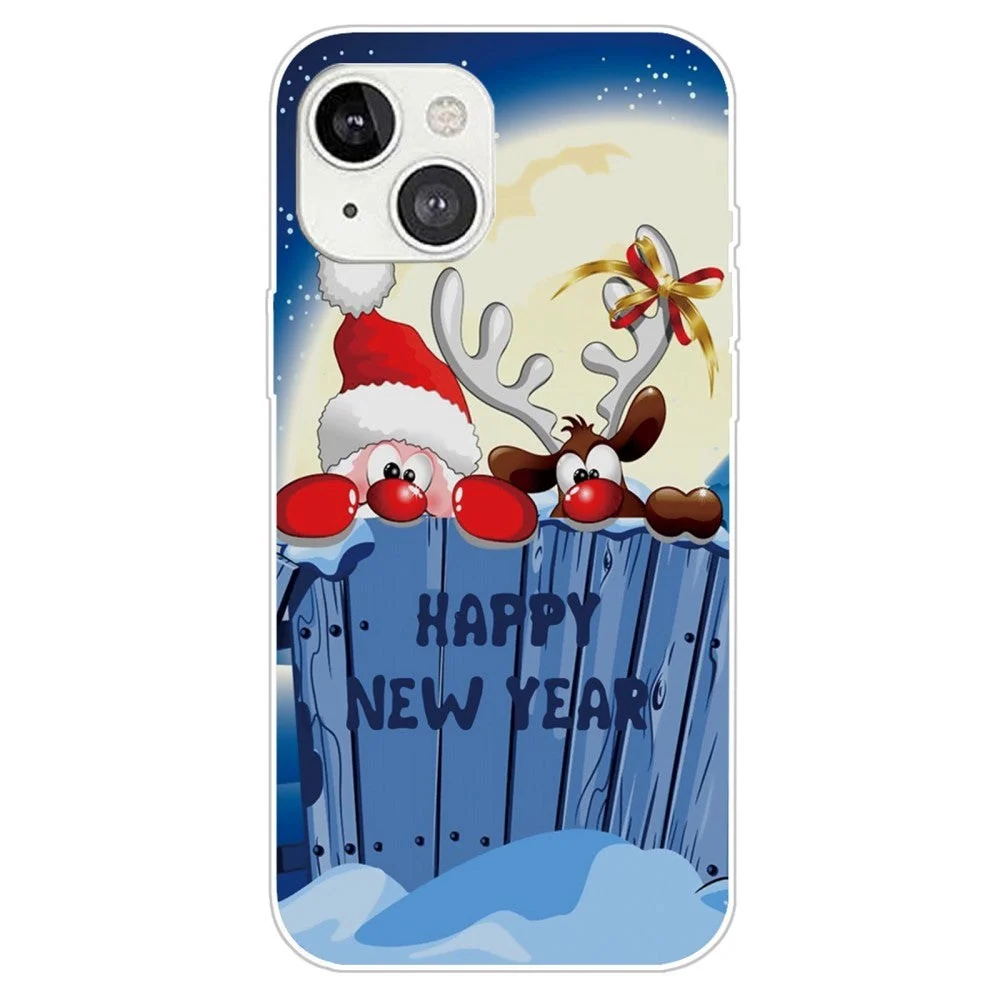 iPhone 14 Plus TPU Plast Jul Deksel – Godt Nytt År v:610253 iPhone 14 Plus TPU Plast Jul Deksel – Godt Nytt År v:610253