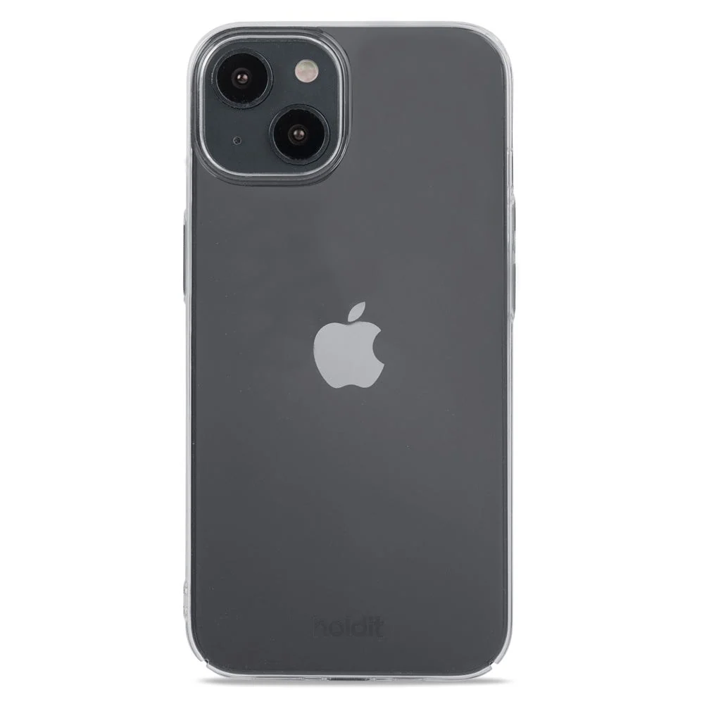 Holdit iPhone 15 Slim Plast Deksel - Transparent v:6302460