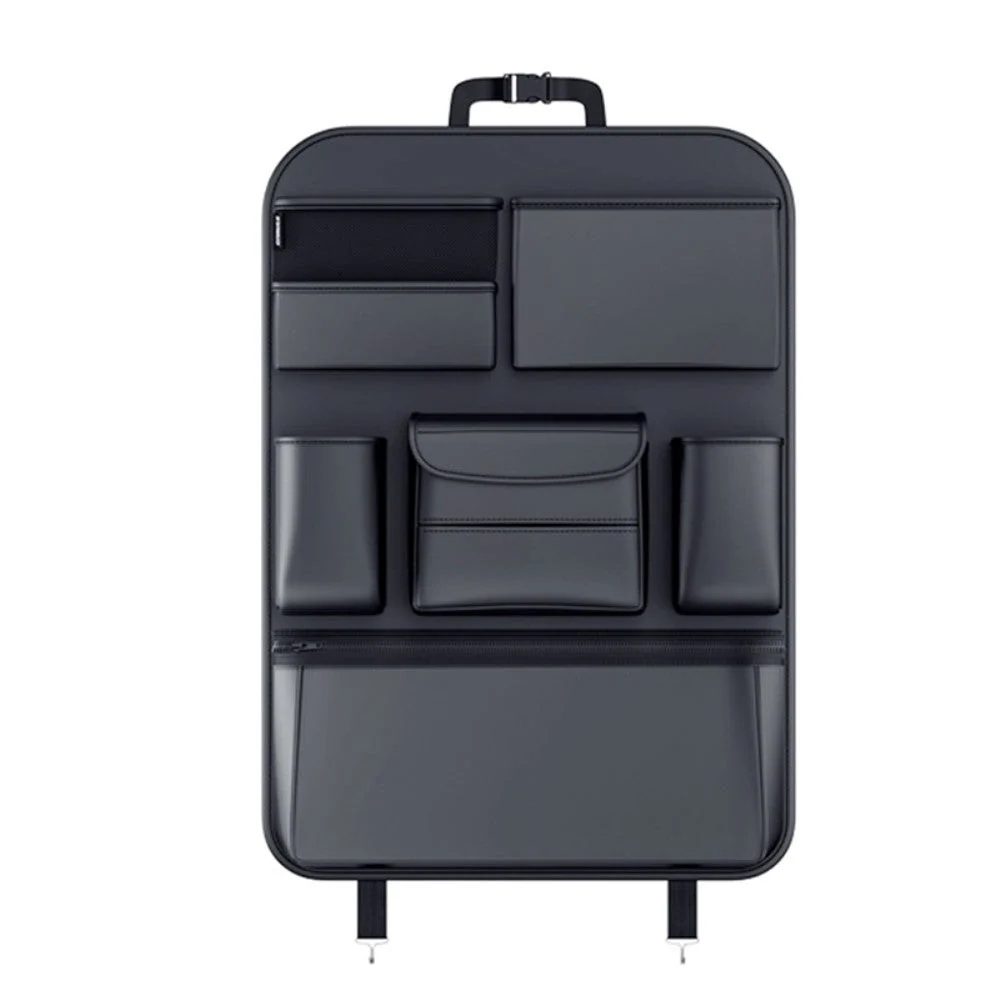 Baksete Organizer i Skinn – Svart v:9349459