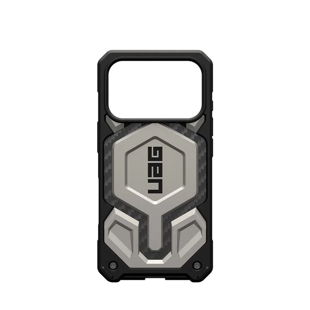 iPhone 17 Pro UAG Monarch Pro Deksel – MagSafe Kompatibel – Titanium v:6649419