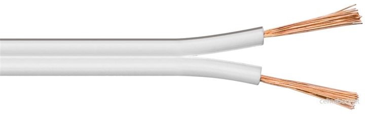 Goobay Høyttalerkabel hvit CCA 10 m spole, tverrsnitt 2 x 1,5 mm² v:3577249