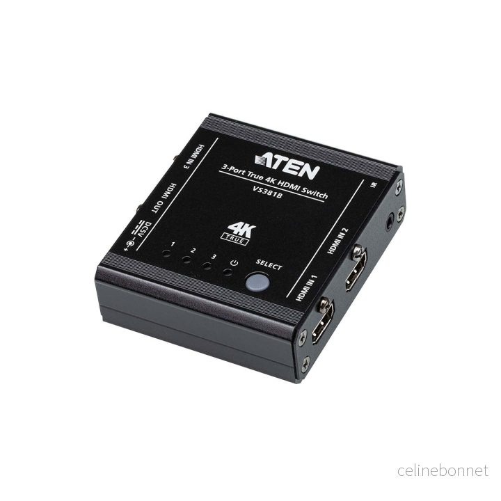 ATEN Ekte 4K HDMI-bryter med 3 porter v:1184977 ATEN Ekte 4K HDMI-bryter med 3 porter v:1184977