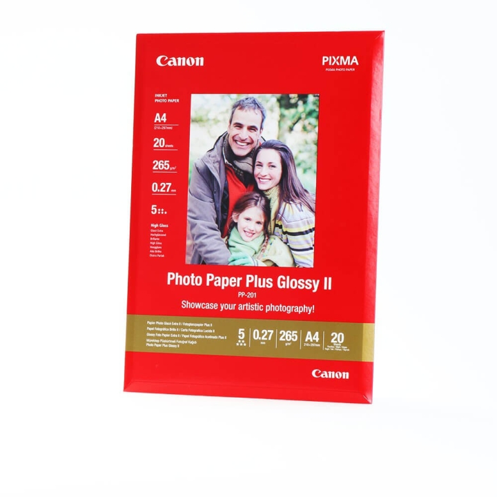 Canon Papper 2311B019 PP-201 A4 Glossy v:5461014 Canon Papper 2311B019 PP-201 A4 Glossy v:5461014
