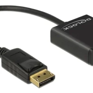 DeLOCK Adapter Displayport 1.2 hann > DVI hunn 4K Aktiv svart v:3712995 DeLOCK Adapter Displayport 1.2 hann > DVI hunn 4K Aktiv svart v:3712995