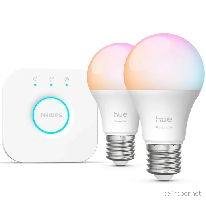Philips Hue Essential Startkit White and Color Ambiance 2xE27 806lm + Hue Bridge v:5934548
