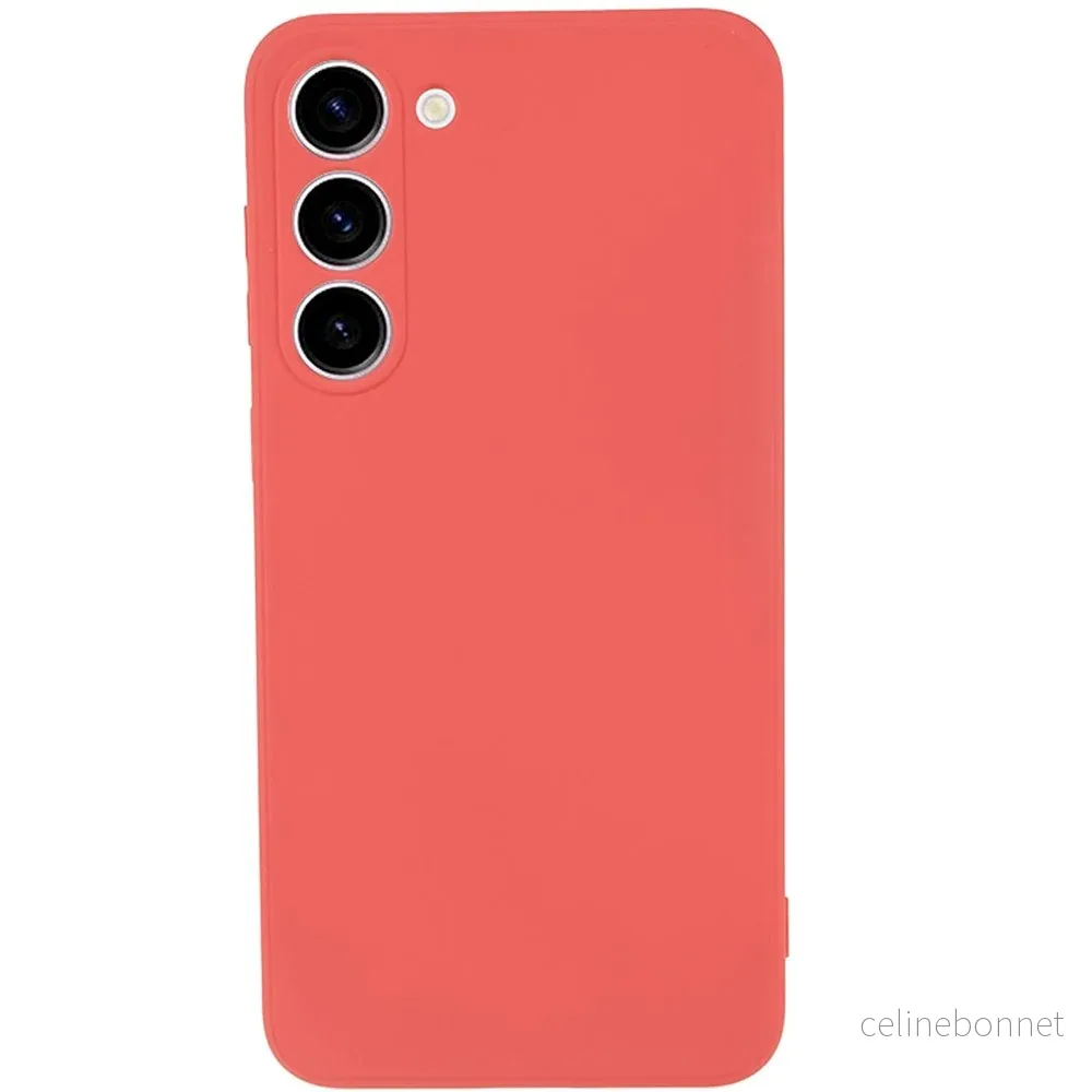 EIDERWOOD Samsung Galaxy S23 Fôret Fleksibelt Plast Deksel – Mørkrød v:9082647 EIDERWOOD Samsung Galaxy S23 Fôret Fleksibelt Plast Deksel – Mørkrød v:9082647