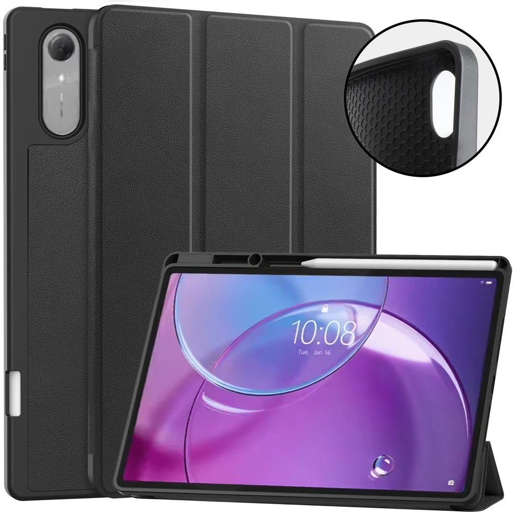 Lenovo Idea Tab Pro (2. Gen.) 13" EIDERWOOD Kunstskinn Flip Deksel m. v:1515859 Lenovo Idea Tab Pro (2. Gen.) 13" EIDERWOOD Kunstskinn Flip Deksel m. v:1515859
