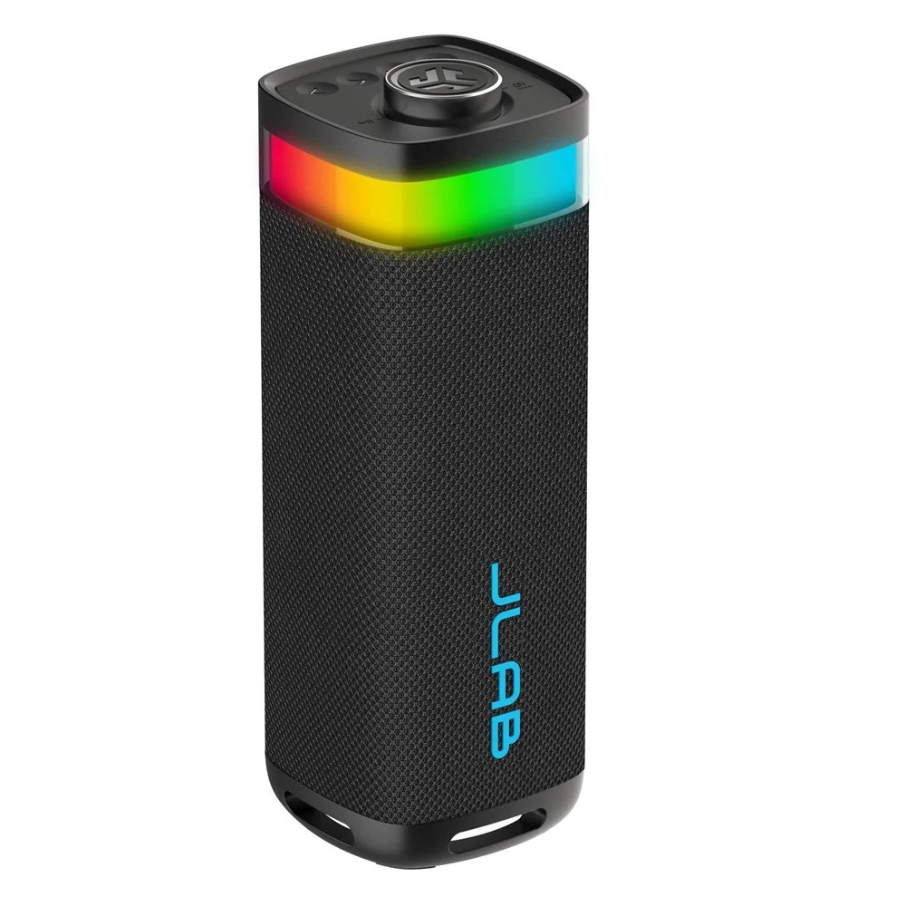 JLab JBuds Bluetooth Høyttaler med Lys – Svart v:7704125 JLab JBuds Bluetooth Høyttaler med Lys – Svart v:7704125