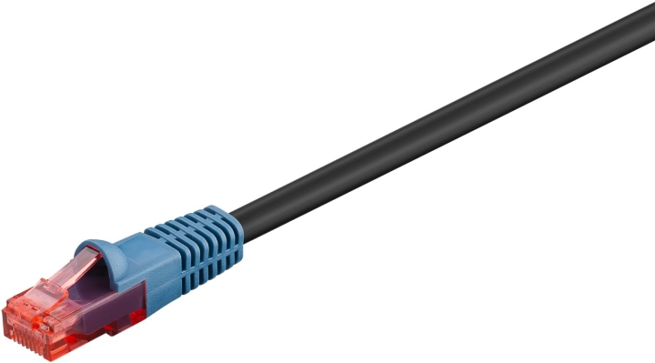Goobay CAT 6 utendørs patchkabel, U/UTP, svart kobberbelagt aluminiumsleder (CCA), dobbel yttermantel (PE), 40 m v:4855452