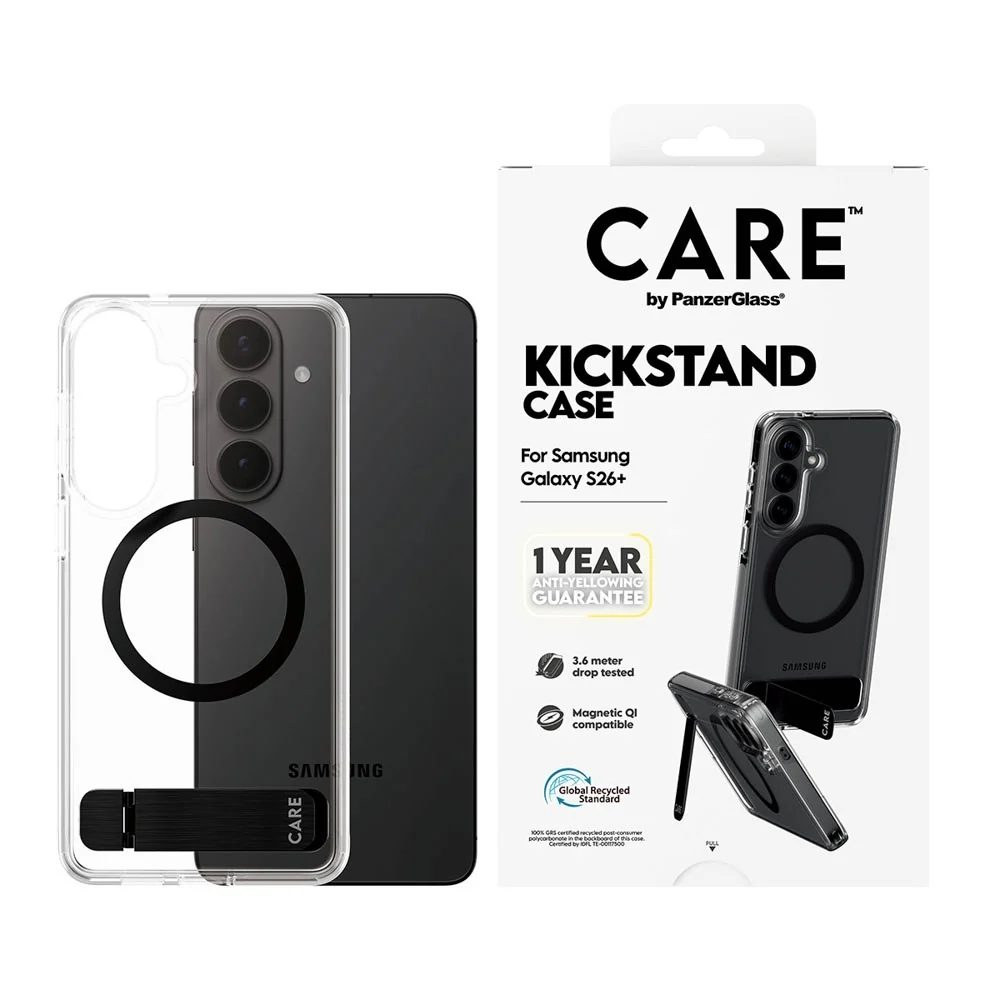 Samsung Galaxy S26+ (Plus) CARE by PanzerGlass Feature Kickstand Dekse v:4568349