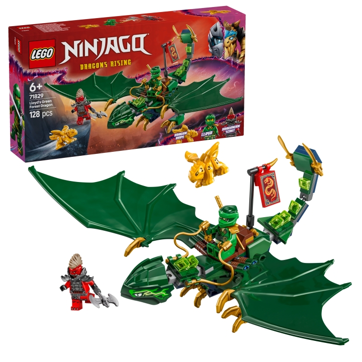 LEGO Ninjago - Lloyds grønne skogsdrage (71829) v:6680035
