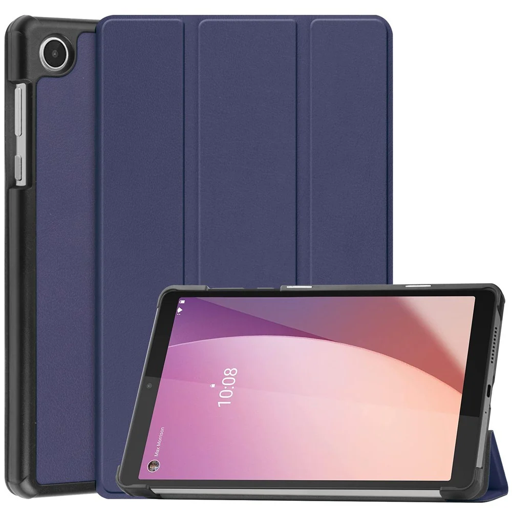 EIDERWOOD Lenovo Tab M8 (4. Gen.) Tri-Fold Kunstskinn Flip Deksel – Bl v:2871750 EIDERWOOD Lenovo Tab M8 (4. Gen.) Tri-Fold Kunstskinn Flip Deksel – Bl v:2871750