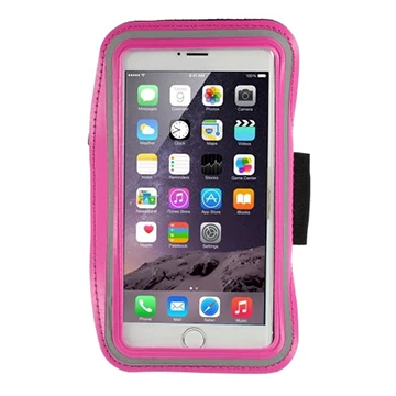 iPhone 8 Plus / 7 Plus / 6 Plus / 6s Plus Løpearmbånd Rosa v:9076484