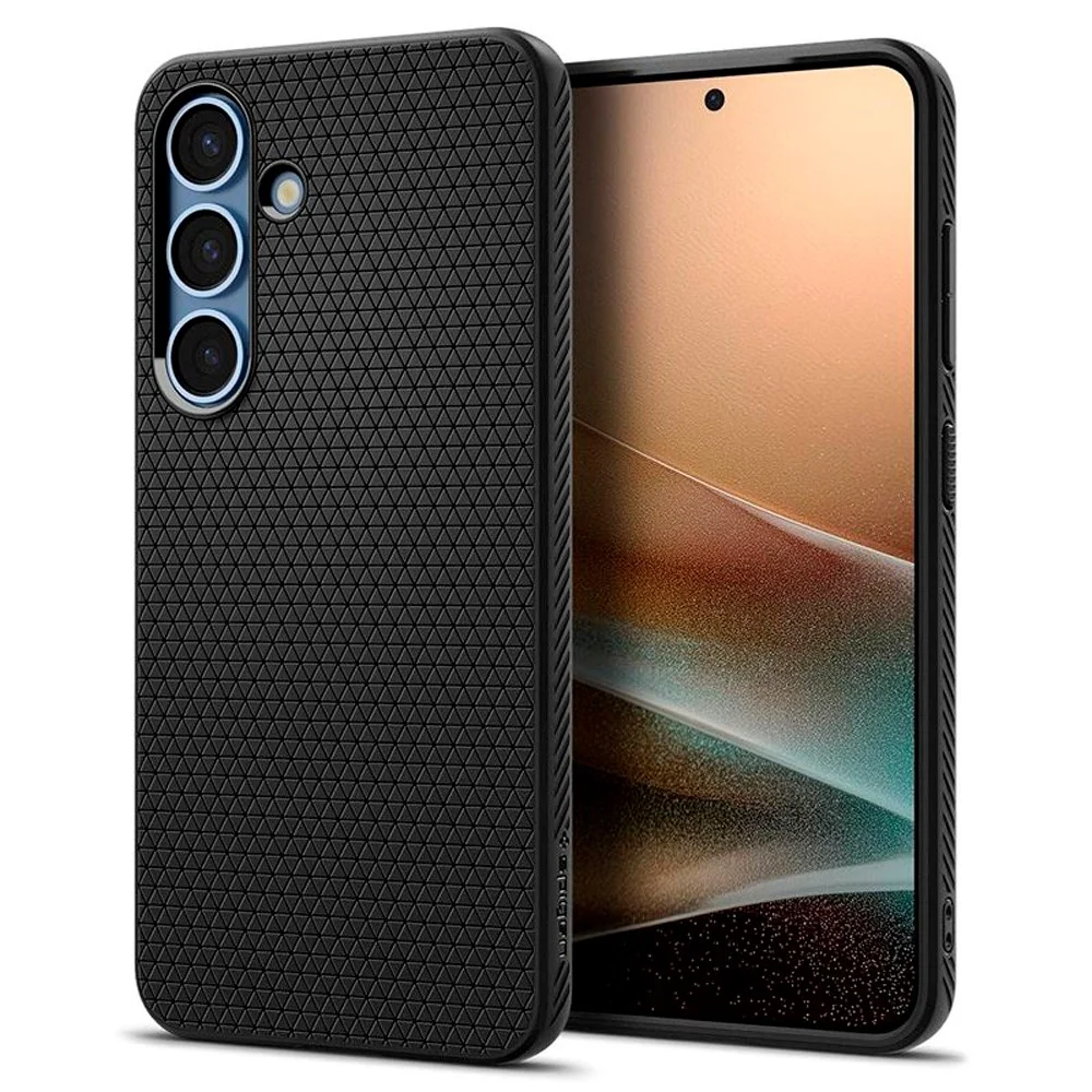Samsung Galaxy S25 Spigen Liquid Air – Fleksibelt Plast Deksel – Svart v:3915870 Samsung Galaxy S25 Spigen Liquid Air – Fleksibelt Plast Deksel – Svart v:3915870