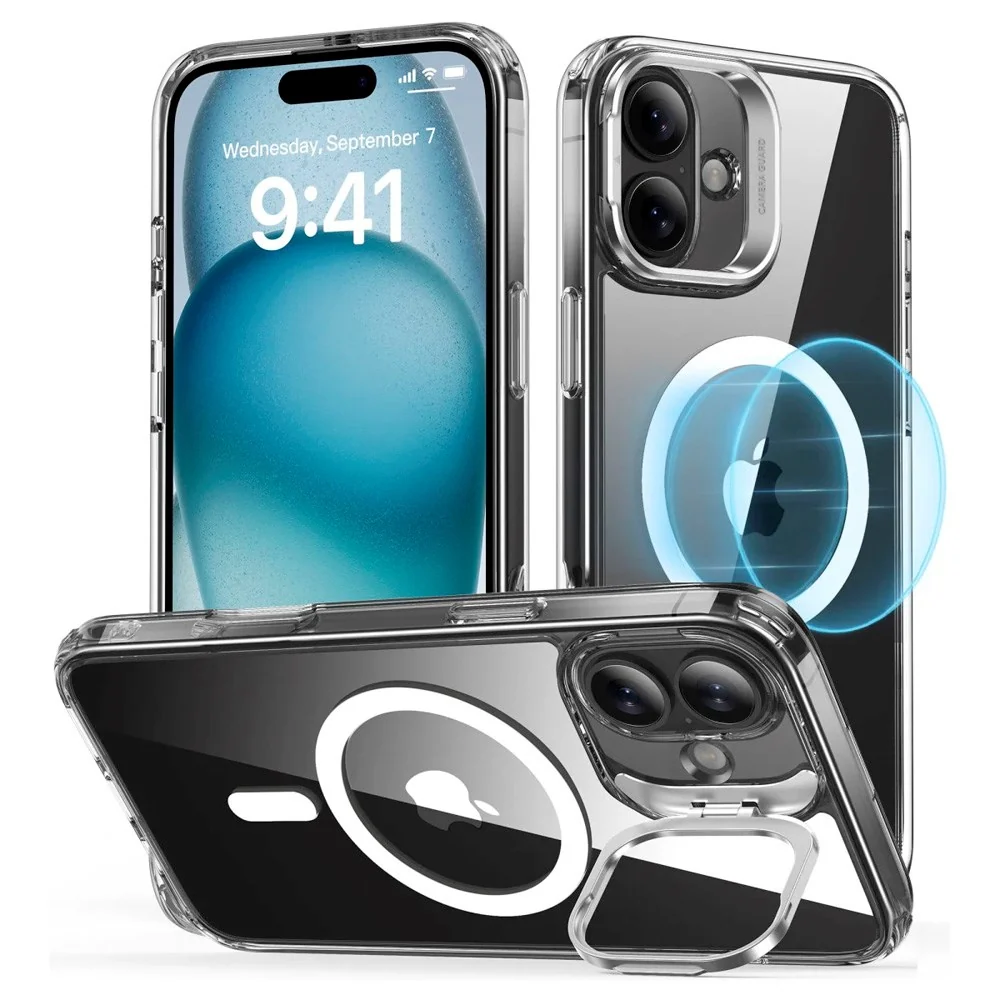 ESR iPhone 16 Classic Hybrid Deksel m. Kickstand – MagSafe Kompatibel v:1899307